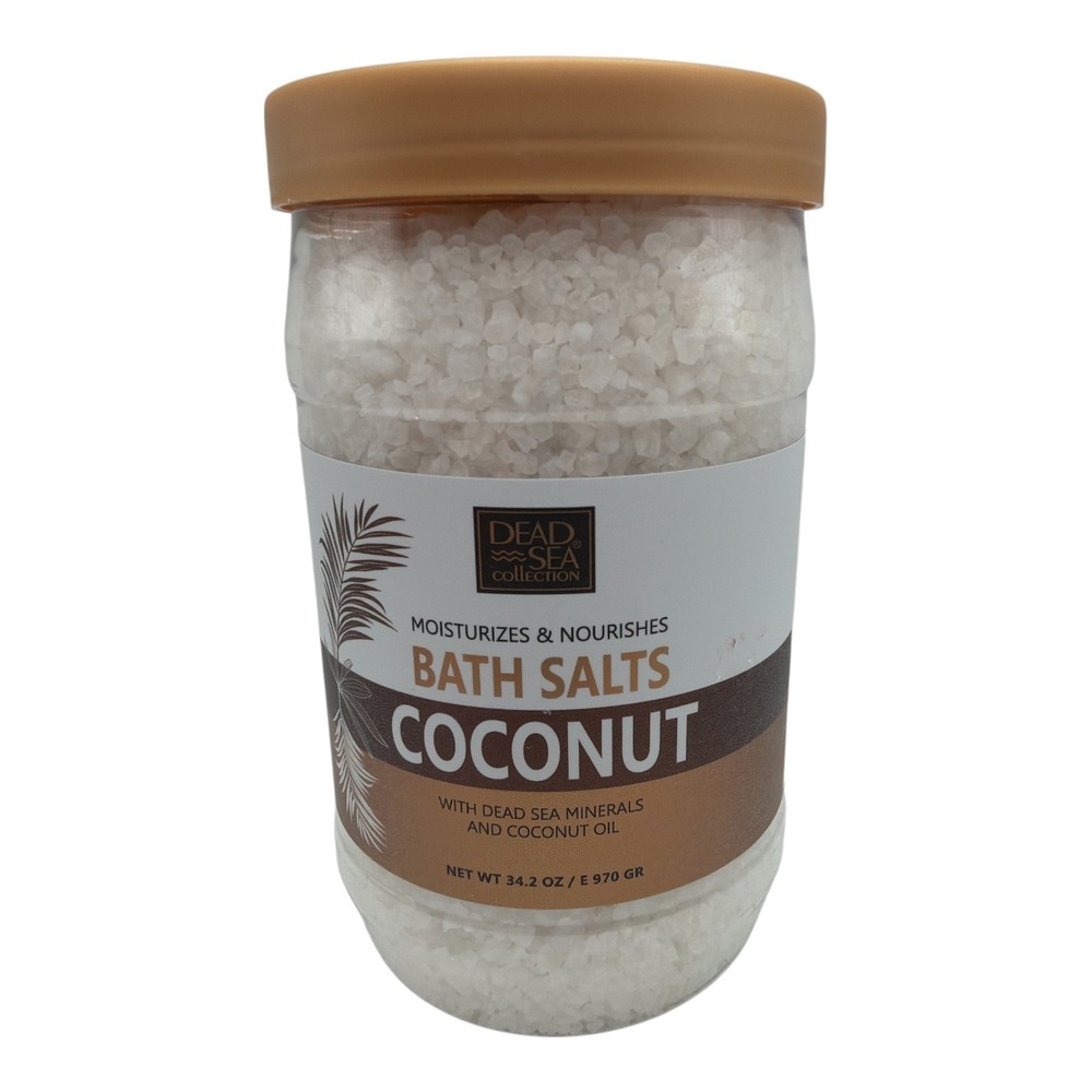 Dead‎ Sea Collection Bath Salts Coconut Pure Dead Sea Salt 34.2 oz